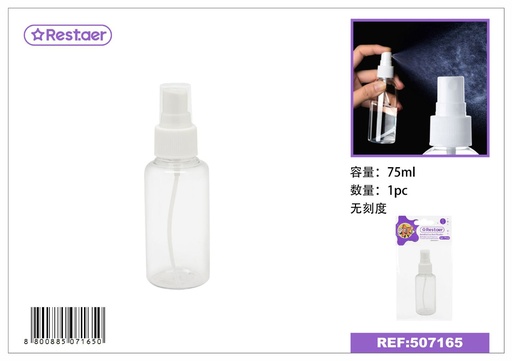 [507165] Botella de spray 75ML - Envases de cosmética