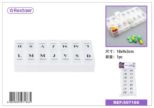[507186] Pastillero 4.5*2.5*3 cm - Accesorios de belleza