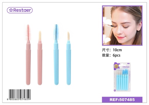 [507485] Set de pinceles de maquillaje 6 piezas - Accesorios de belleza y maquillaje