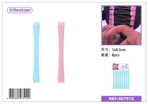 [507512] Rulos japoneses 1 cm 8 unidades - Accesorios de belleza