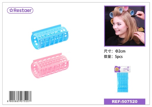 [507520] Rulos 2.0 cm 5 pcs - Accesorios de belleza