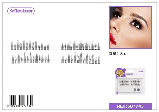 [507743] Pestañas postizas 10mm para maquillaje