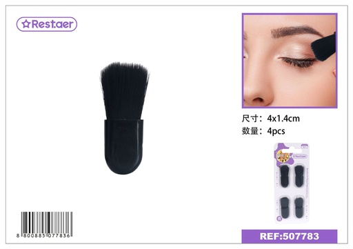 [507783] Brocha de maquillaje 4pcs 4*1.4cm - Herramientas de maquillaje y cuidado personal