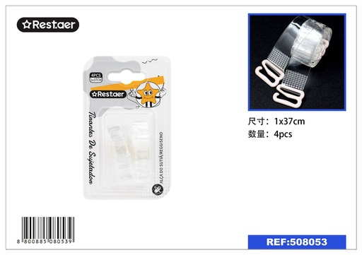[508053] Tirantes de sujetador transparentes 1.0 cm*37 cm - Accesorios de lencería