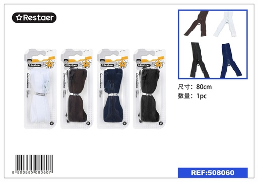 [508060] Cremallera de 80 cm - Accesorios de costura