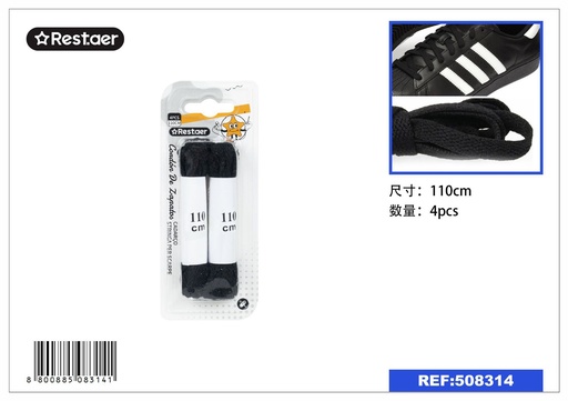 [508314] Cordones de zapatos 110cm - Accesorios de calzado y mercería