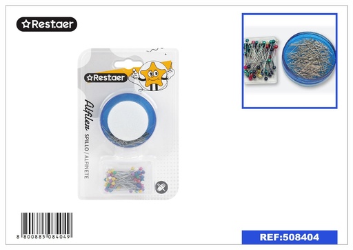 [508404] Alfileres con cabezal de perla 12pcs para costura